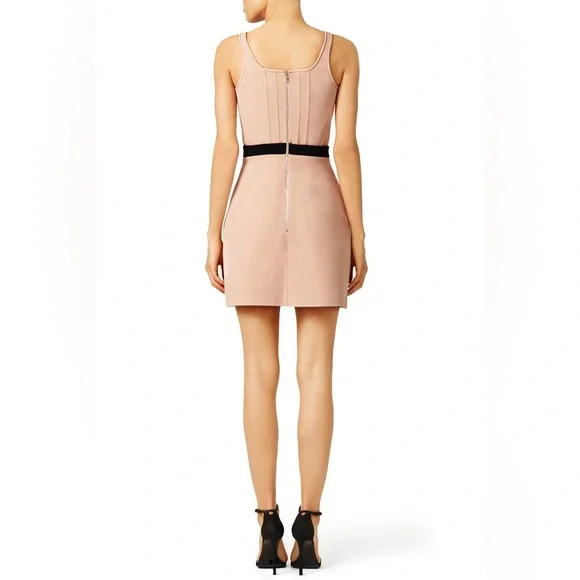 NWOT David Koma Pink Corset Dress - Picture 3 of 6